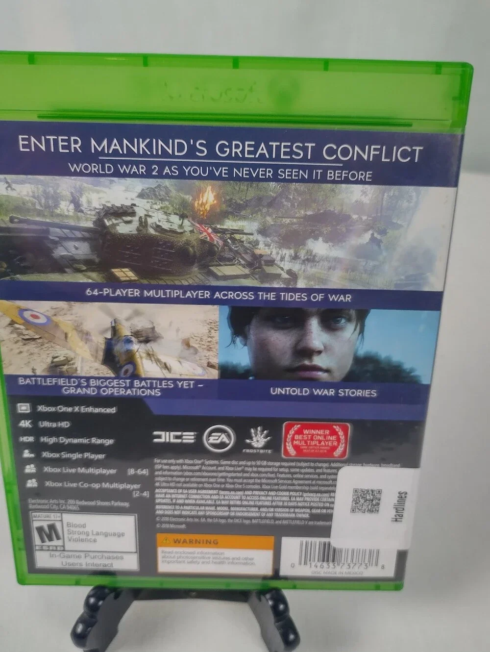 Battlefield V Microsoft Xbox One Video Game Console 1st Action